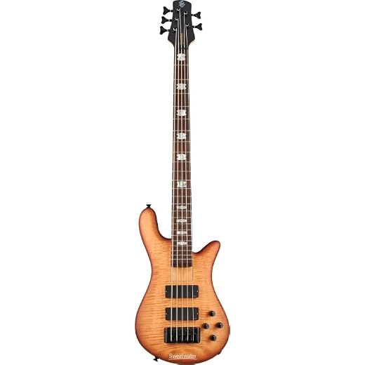 Spector Euro 5 LX Bolt-On Electric Bass Guitar - Natural Sunburst