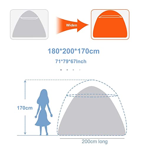 Moustiquaire pliable à double entrée pour stopper les insectes - 7