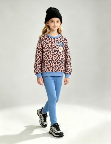 Image of Girl Clothes Sweatshirt Pullover Leggings Tracksuits Outfit 2PC Girls Clothes Size 6-14