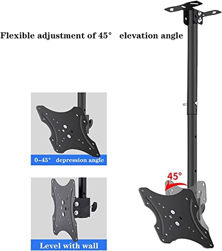 Support TV robuste en acier pour moniteurs plats de 32" max - 6