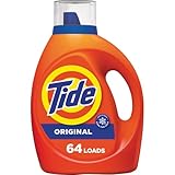 Tide Liquid Laundry Detergent, Original, 64 Loads ,92 Fl Oz, (Pack of 1)