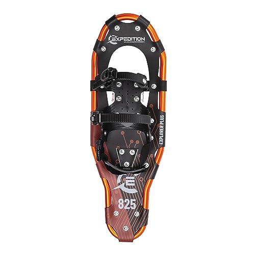 image for Cascade Mountain Tech Lightweight Aluminum Frame Snowshoes with Dual R
