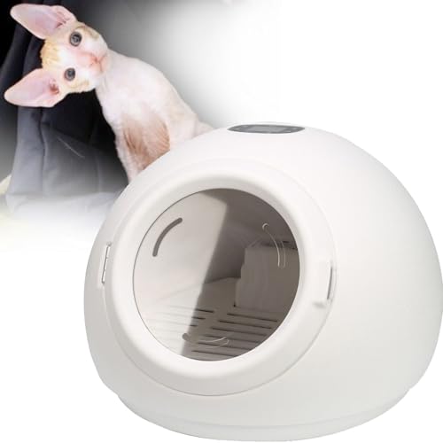 SACLMD Automatic Pet Dryer Box,Smart Pet Drying Box,Cat Dryer Box,Pet Dryer Box,Cat Dryer Box for Small Dogs,110V
