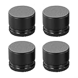 Furniture Risers Set 4 Pieces Adjustable Bed Risers Non-Slip Bottom Feet Lifters 2.7-4cm Noise Control Furniture Pads for Vibration Reduction(Black)