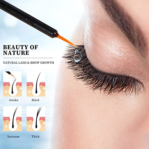 Premium Eyelash Growth Serum - Fuller & Longer Looking Eyelashes Lash Enhancing Serum For Natural Lashes Or Lash Extensions & Brows, Vegan & Cruelty-Free #TOP3