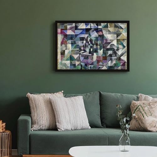 Décoration murale Robert Delaunay « Window on the City » tableau sur toile pour salon - 6