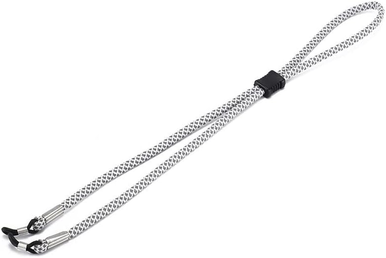 HOOENG Chains Glasses Lanyard for Women Adjustable Eyewear Retainers Fashion Glasses Holder Chains Eyewear Retainer (Color : White, Size : 1)