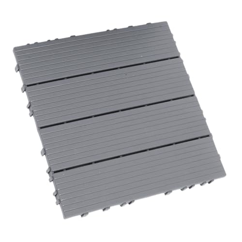 DIYEAH Balcon Carreaux Extérieurs De Plan De Plancher De Jardin Carreaux De Patio Entrelacés Étanche Étanche De Plancher Extérieur En Plastique Carreaux De Terrasse Pour Les Piscines