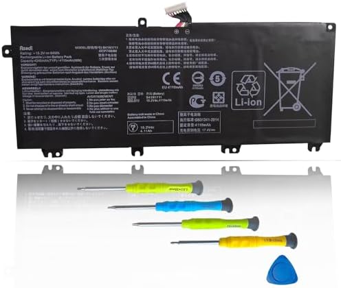 Yeni B41n1711 Dizüstü Pil Asus Için Gl503vd Gl703vd Fx503vm Fx63vd Zx63v Gl703vm