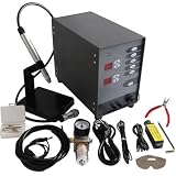KJZQLMZ Permanent Jewelry Welder kit, pulsed Tungsten arc spot Welder can Weld Pure Gold, Aluminum, Titanium...