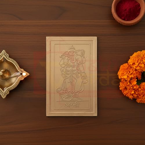 Image of Agni Copper Digpal Devta | Length -7 cm | Vastu Shastra Remedy|