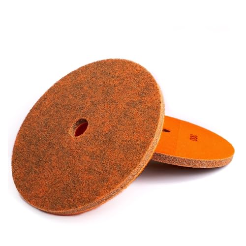 Eliminar marcas en mármol con el disco de nylon de 250mm 3