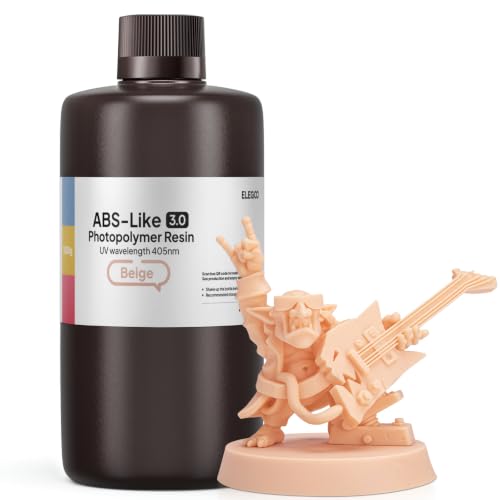 ELEGOO Upgraded ABS-Like Resin 3.0 Beige 1KG