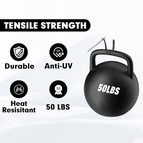 Zip Ties, KAMOTA 1500pcs 12 Inch Heavy Duty Self-Locking Nylon Zip Ties, Black Cable Ties with 50lb Tensile Strength, UV Resistant Cable Tie for Indoor and Outdoor Use by KAMOTA - Used condition - Image 3
