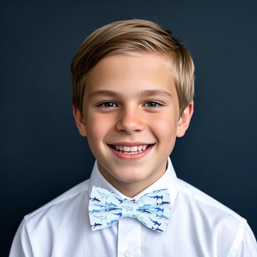 Image of OCIA Cute Pattern Pre-tied Bow Tie Adjustable Bowties for Adult & Children