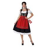 Morph Oktoberfest Costume Women - Bavarian Dirndl Dress with Apron for October Festival Fancy Dress Party, Medium
