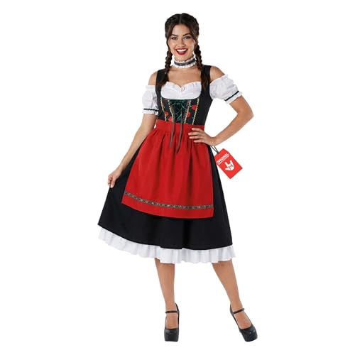 Morph Disfraz Tirolesa Mujer, Disfraces Oktoberfest, Traje Tiroles, Traje Típico Alemán, Disfraz Carnaval Mujer, XXL
