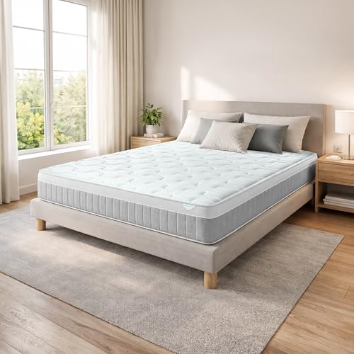 Relax Colchones 135x190 | Colchon Viscoelastico 135 x 190 | Firmeza Alta | Núcleo Espuma HR Firme con Capas de Visco Gel | Altura 25cm | Transpirable | Fabricado en España | Vetra Advance 135_x190_