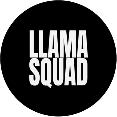 Miniatura 3 de Funny Llama Squad Team Llamas Sunset Cool Alpaca PopSockets intercambiables PopGrip