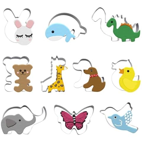 Funny Animal Cookie Cutters Set for Baking Cover
