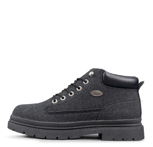 Lugz Men's Drifter Peacoat Fashion Boot, Black/Black, 9.5 M US