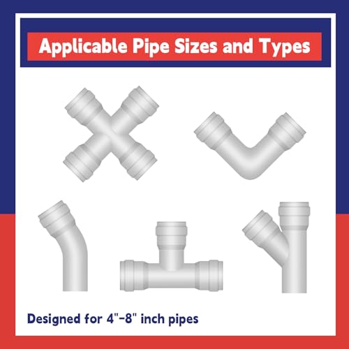 Dusledel 7PCS Drain Cutter and Auger Attachment Set Compatible with K-1000 K-1500 K-1800 K-4000 K-7500 Machines, for 4"-8" Pipes 1-1/4" 6/5" 1-1/2" Cable 30mm(1-3/16") Cutter and Auger Kit by Dusledel - Used condition - Image 5