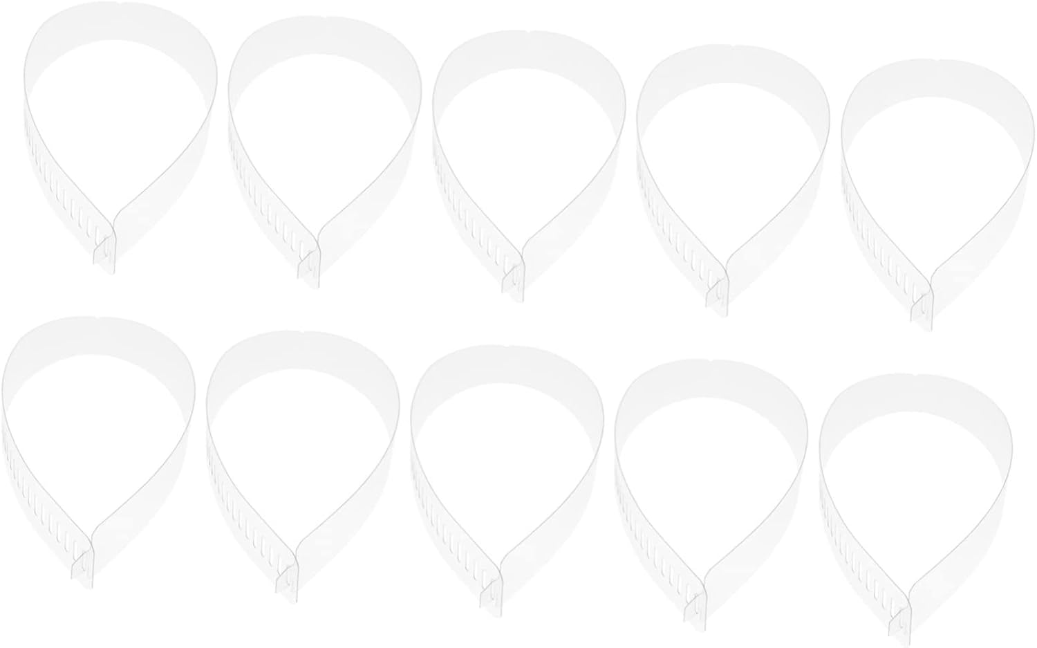 100pcs Military Shirt Stays Collar Strips for Women Shirt Collar Inserts Blouse Fixing Strips Supplies