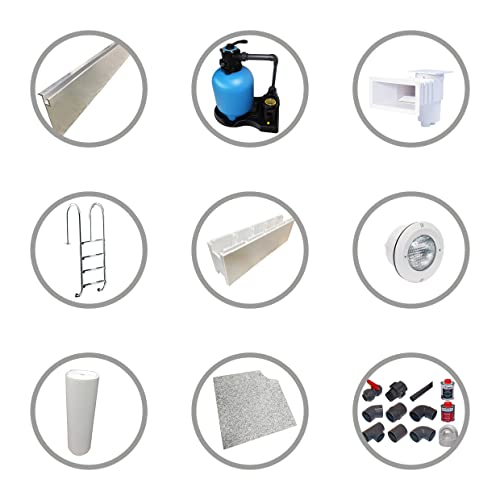 KWAD Styropor Pool All Inklusiv mit Edelstahlleiter – Bild 5