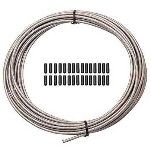 Jagwire Shift Housing 4.5 mm Lex-SL Slick-Lube (10 m) - Titanium Adult Unisex Spare Parts, Titanium, One Size