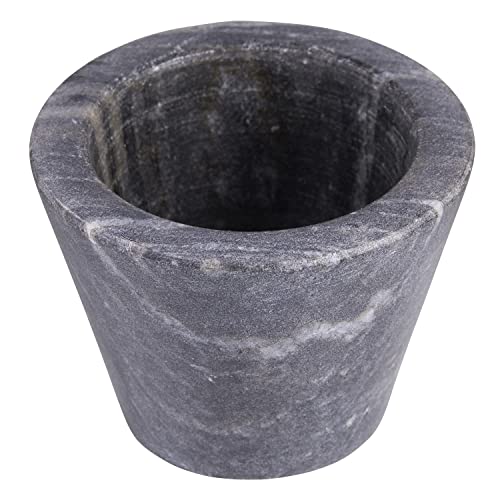Santa Barbara Design Studio Table Sugar Marble Pinch Pot, 2-Inch Diameter, Black by Santa Barbara Design Studio - Image 2