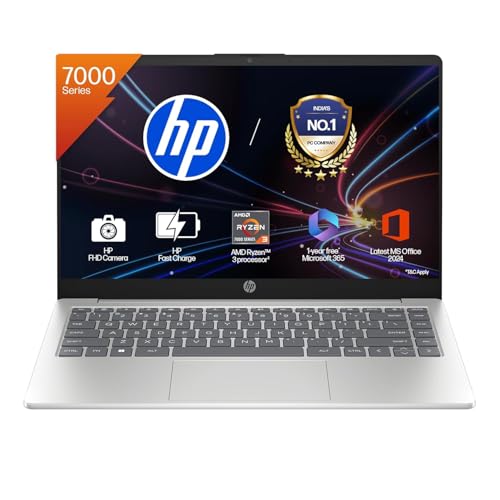 Image of HP 15, AMD Ryzen 3 7320U (8GB DDR4, 512GB SSD) FHD, Anti-Glare, Micro-Edge, 15.6'' /39.6cm, Win11, M365 Basic(1yr)* Office24, Silver, 1.59kg, fc0500AU, FHD Camera w /Privacy Shutter Laptop