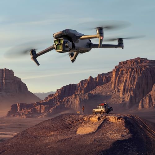 DJI Mavic 3 Pro Cine avec DJI RC Pro (écran haute luminosité), Drone phare à trois caméras, Compatibilité Apple ProRes avec 1 To de stockage. Trois Batteries de Vol Intelligentes