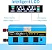 Yinleader Pure Sine Wave 2500W/5000W Power Inverter DC 12V to AC 240V with LCD Display, 3 UK Sockets, Cooling Fan & Wireless Remote