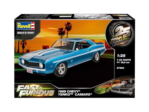 Revell 1969 Chevy Camaro Yenko a escala 1:25 miniatura 4