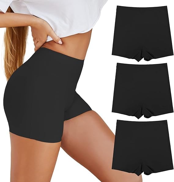 louryn koulyn Boyshorts Panties for Women Seamless Soft Boy Shorts Underwear Short Boxer Briefs Anti Chafing Multiple Pack-picture-29