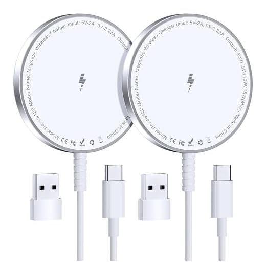 for MagSafe Charger: Magnetic Wireless Charging Pad for iPhone 17 16 15 14 13 12 Series & AirPods 4-2 Pro, Strong Magnet, Aluminum Alloy, USB-C/A Ports, Ultra-Thin & Portable, Ideal for Desk & Bedside