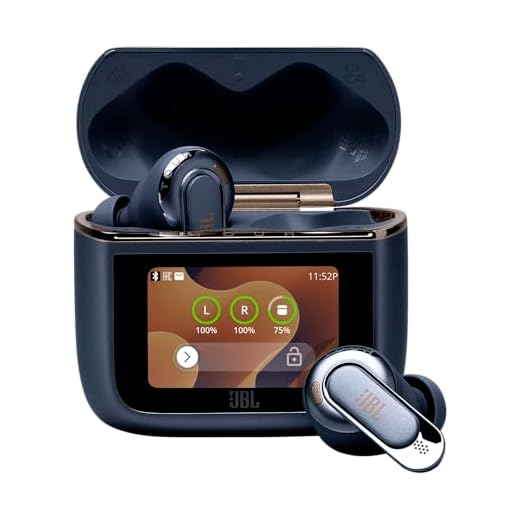 JBL Tour Pro 3, True Wireless Bluetooth-Kopfhörer mit intelligenter Ladebox, 40 h Akkulaufzeit, True Adaptive Noise Cancelling 2.0 und JBL Spatial 360 Sound mit Head Tracking, Blau