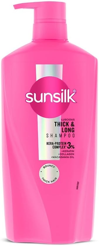 Luscious Thick & Long Shampoo 650 ml || with 3% KERA-PROTEIN COMPLEX - for Thicker, Bouncier Hair