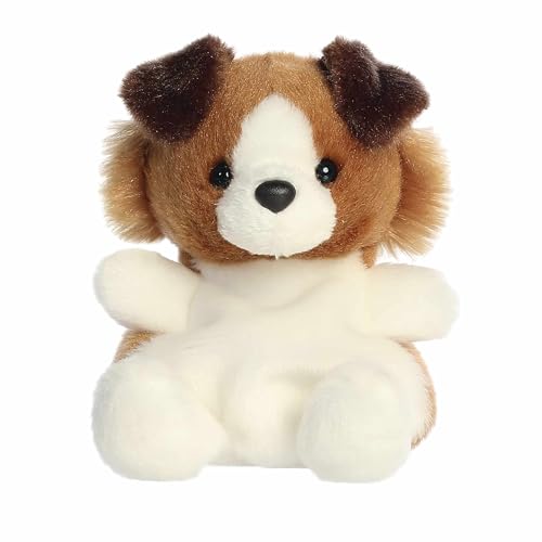 Aurora® Adorable Palm Pals™ Fia Sheltie™ Stuffed Animal - Fun Collectible Plush for Kids and Adult Collectors - Perfect for Decorating Rooms and Birthday Gifts - Brown 5 Inches
