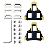 HDFHDF 1 Set von 15 Stück Shimano Spd Cleat Fahrrad-Cleats Mountainbike Schuh Schloss Kompatibles SPD-System Straße Fahrrad Schuh Schloss Schuh Klemme Zubehör Look Schloss Rennrad Straße Fahrrad Pedal