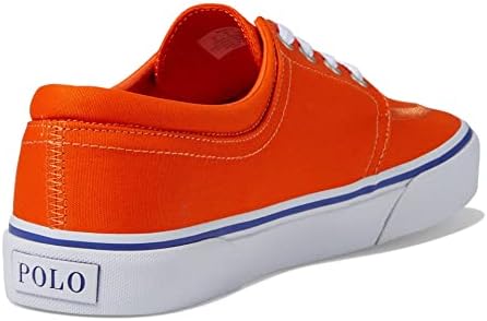 POLO RALPH LAUREN Mens Faxon X Sneaker, Sailing Orange/Royal Pp, 12 US | Image 4