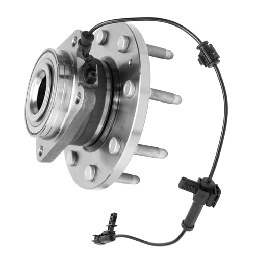 Image of Detroit Axle - 4WD Front Wheel Bearing Hubs for 2011-2019 | Chevrolet Silverado 2500 HD Silverado 3500 HD GMC Sierra 2500 HD Sierra 3500 HD Wheel Bearing and Hubs Assembly Replacement