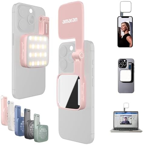 Amaran Go - Luz Led Magnética For Selfies Con Espejo Blanco | Cuotas sin interés Amaran Go - Luz Led Magnética For Selfies Con Espejo Blanco | Cuotas sin interés