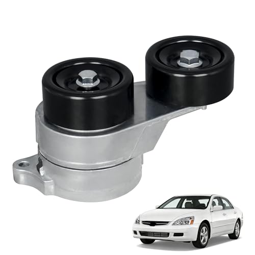 Yongtoparts 38332 Drive Belt Tensioner Assembly w/Pulley Compatible with Acura MDX 2003-2013 TL RL ZDX, Honda Accord 2003-2012 Odyssey 2005-2010 Ridgeline Pilot Replace OE 31170RCAA01 31170RV0A01