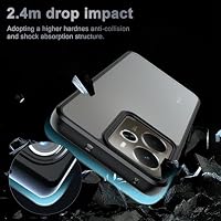 Tieeyivv Hülle für Realme 14 5G Case mit 2 Stücks Schutzfolie für Panzerglas Displayschutzfolie, Matte Handyhülle [Kamera Schutz] [Weiche Innenschicht] Anti-Scratch Schutzhülle – Ansicht 4