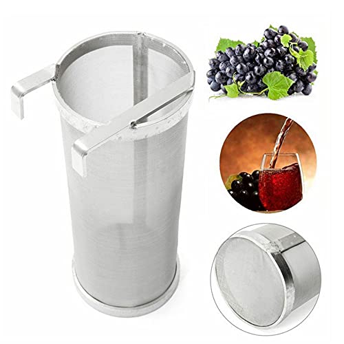 300 Micron Stainless Steel Beer Brewing Hops Filter Strainer Homebrew Dry Hopper Brewing Filter Hops Spider Reusable Cold Brew Filter Kettle Broth Filter With Hooks 4 X 10 Inch #TOP2