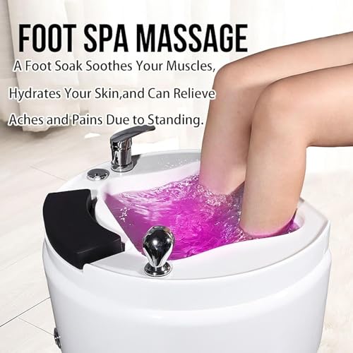 Spa portátil para pies de acrílico con masaje miniatura 2