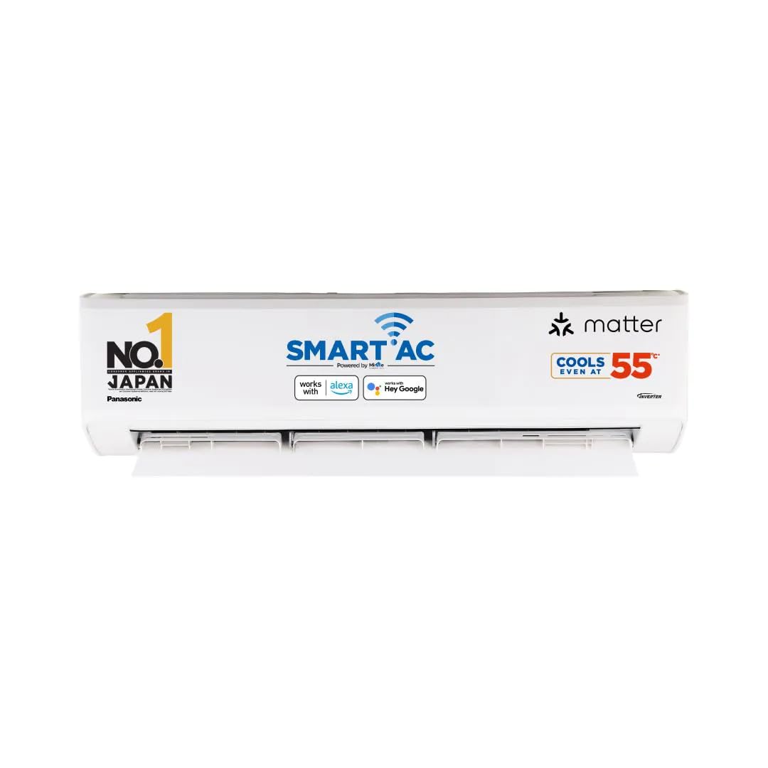 Panasonic EU 7 in 1 Convertible 1.5 Ton 5 Star Inverter Split Smart AC (100% Copper Condenser, CS/CU-EU18BKY5XFM), 55°Tested, PM0.1 Filter, Ag Clean, 4Way Swing, High CFM & Eco tough Outdoor-picture-40
