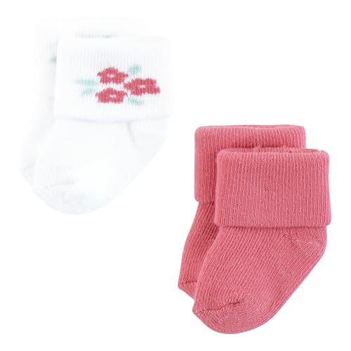 Image of Hudson Baby Baby 8-pack Cotton Rich Newborn and Terry Socks