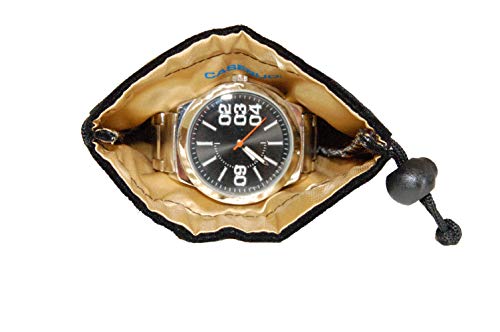 Casebudi CASEBUDI38-1 Thick Sofa Velvet Satin Lined Watch Travel Case Pouch thumb #3
